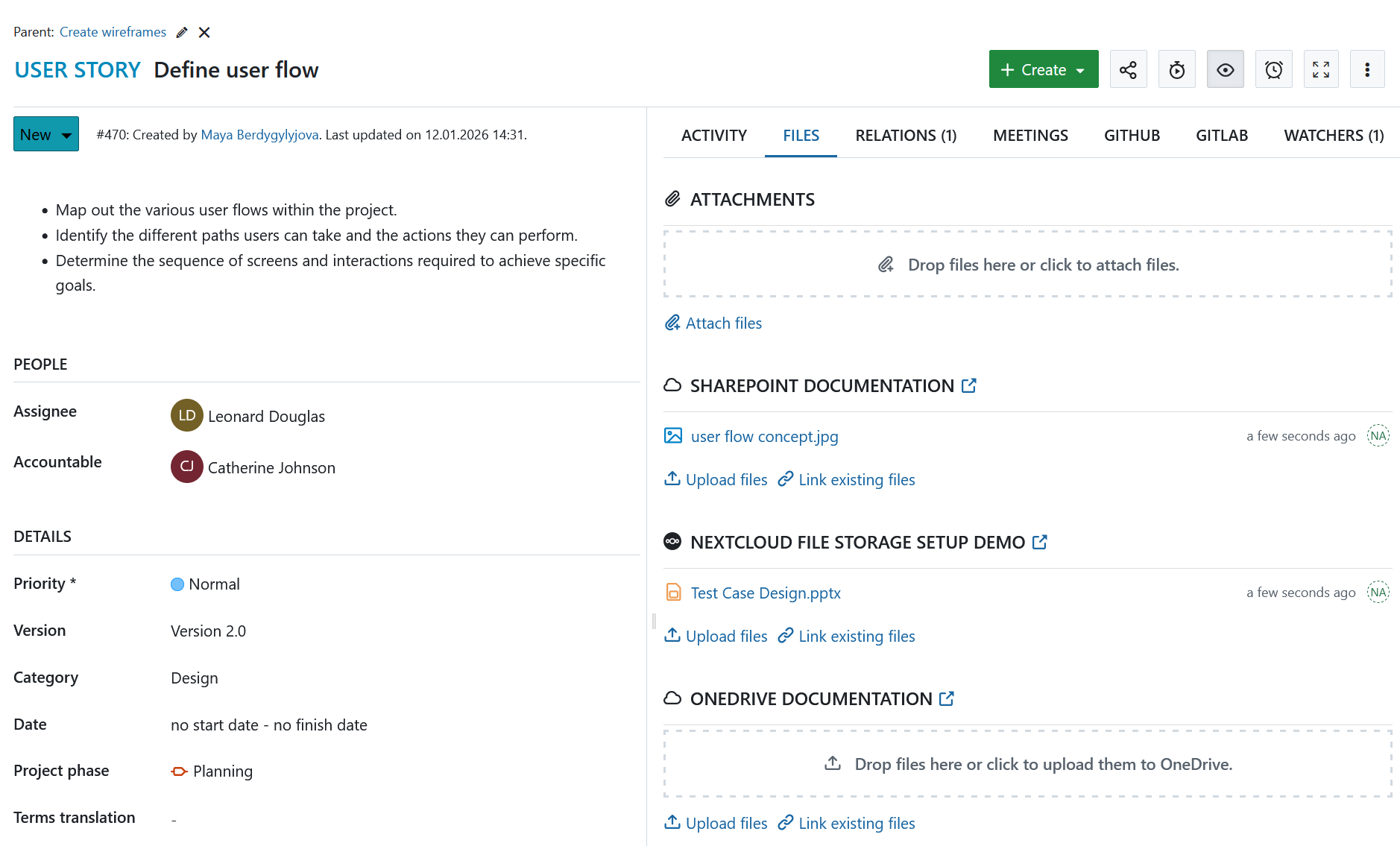 OpenProject Nextcloud and OneDrive/SharePoint integrations