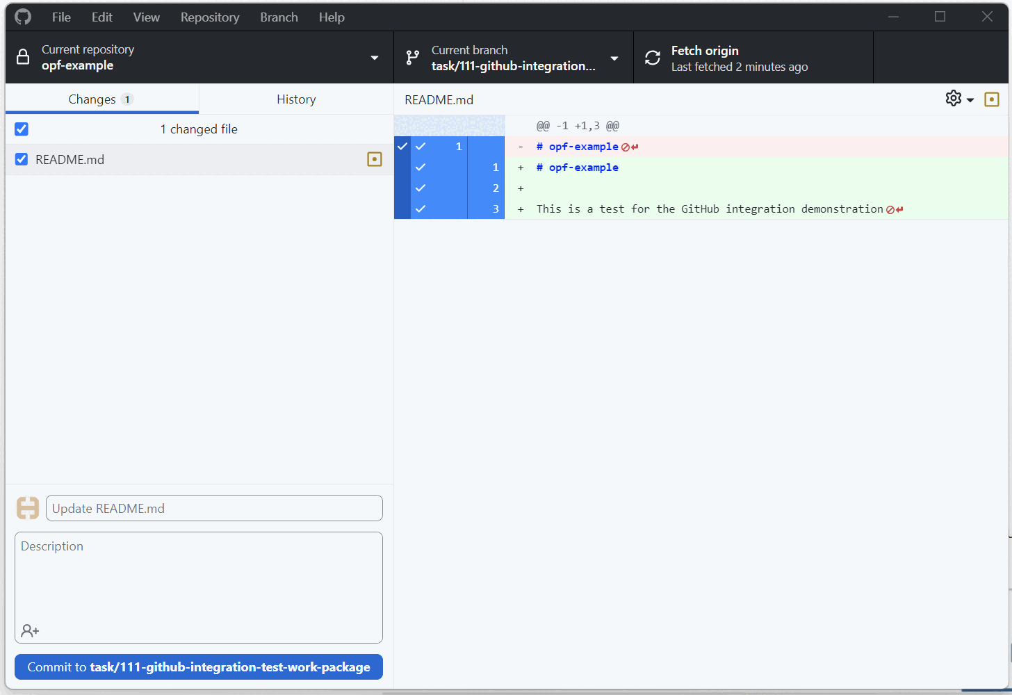 GitHub changes